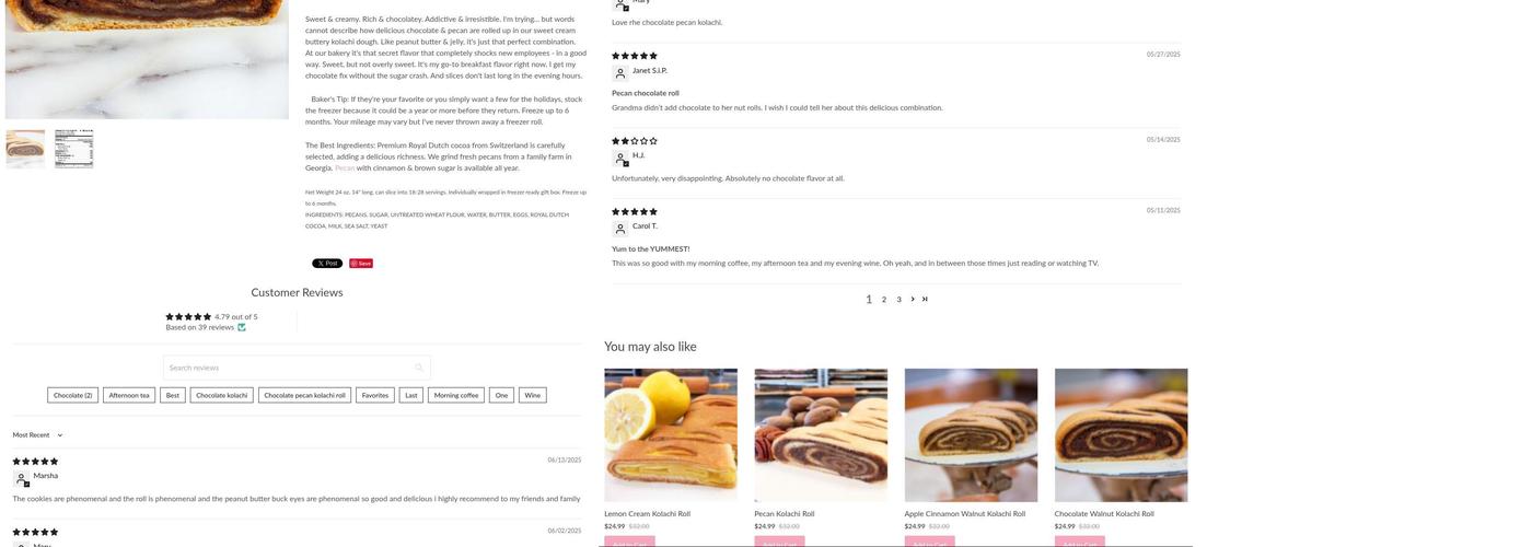 Butter Maid Bakery Menu