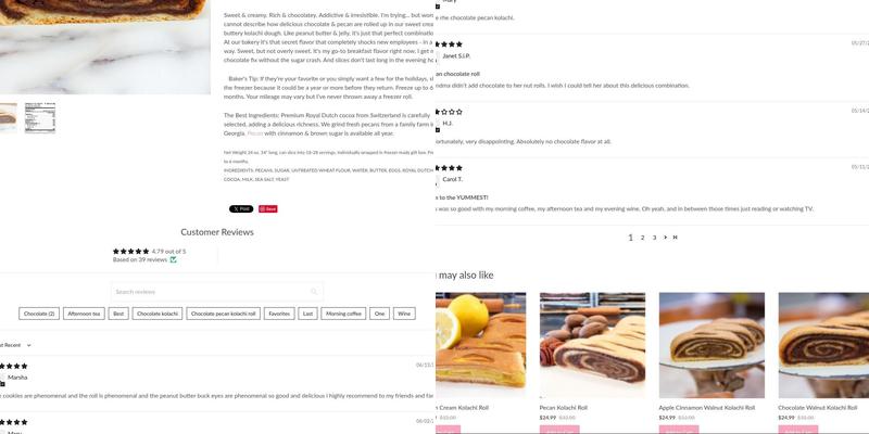 Butter Maid Bakery Menu