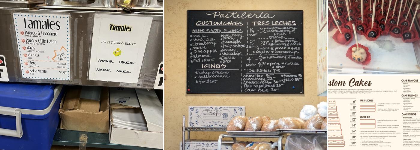 El Bolillo Bakery Menu