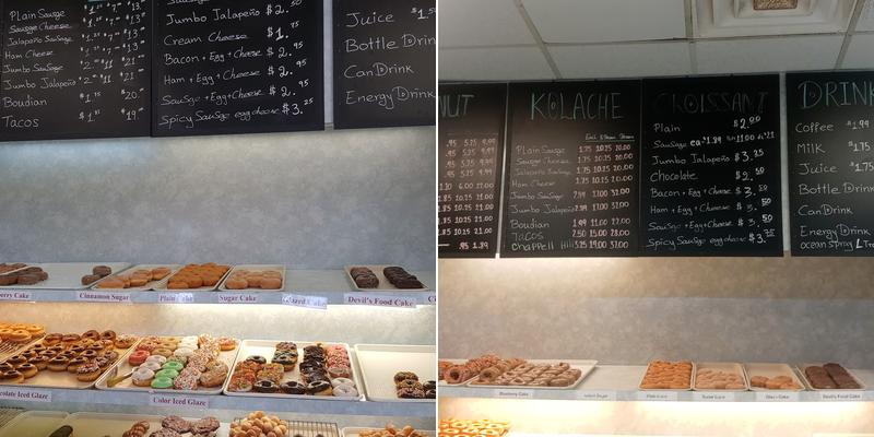 Max Donuts Menu