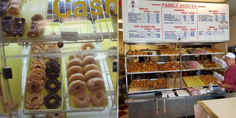 Family Donuts Menu