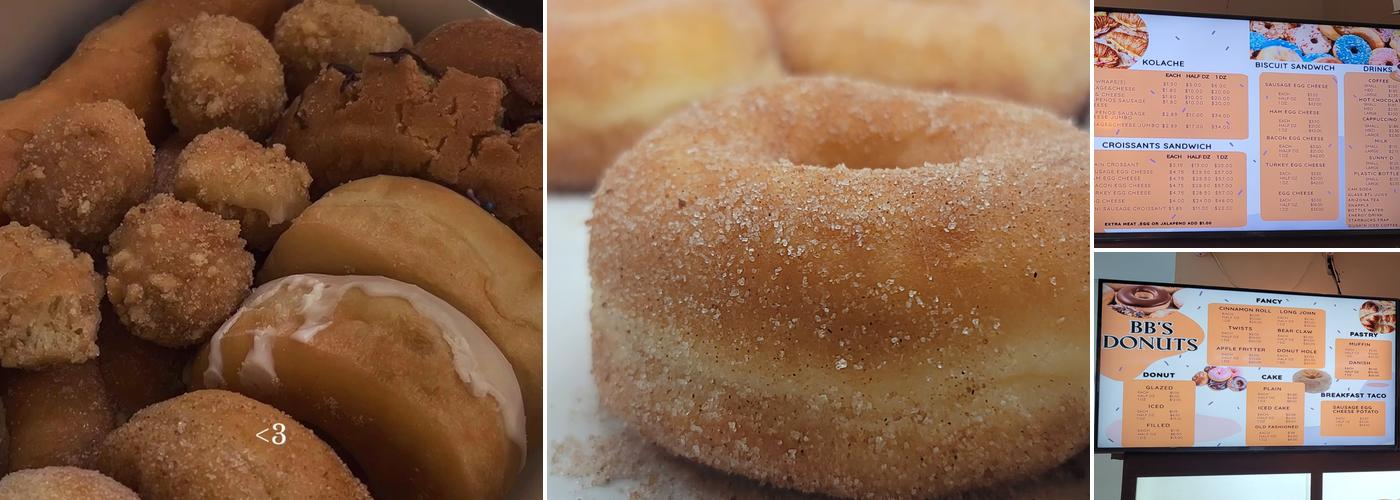 BB's Donuts Menu