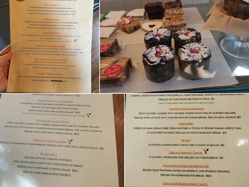 Scratch Kitchen Menu