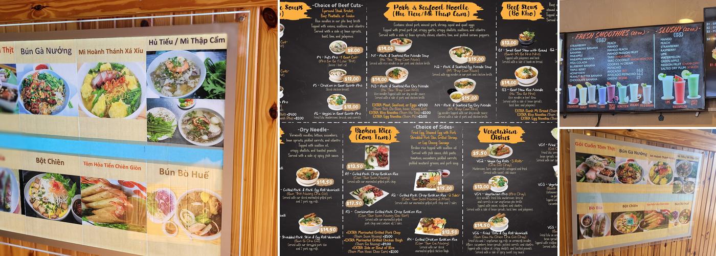 SP Café Menu