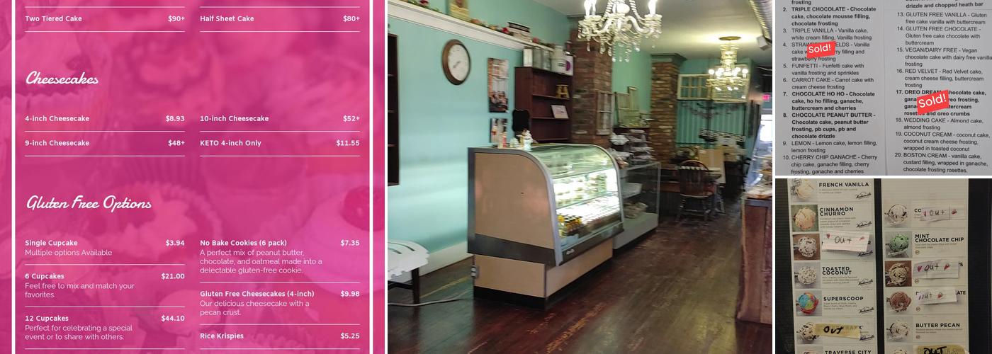 Cupcakes and Kisses Holly Menu