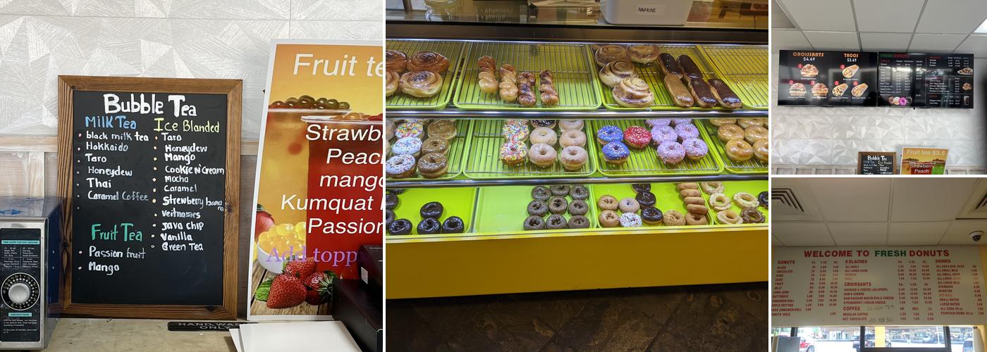 Fresh Donuts Menu