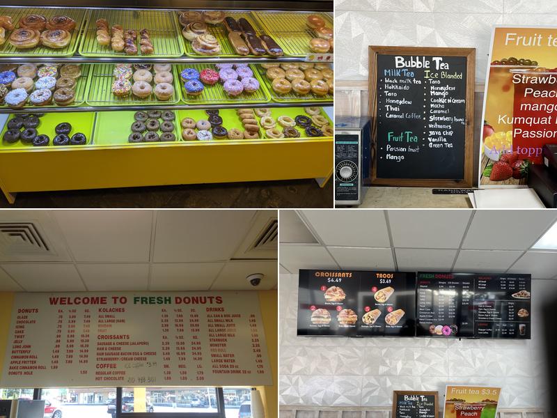 Fresh Donuts Menu