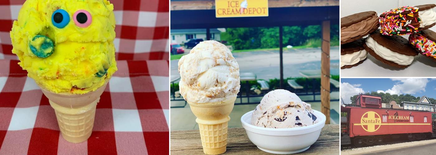 Whistle Stop Ice Cream Caboose