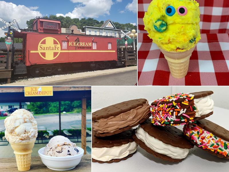 Whistle Stop Ice Cream Caboose