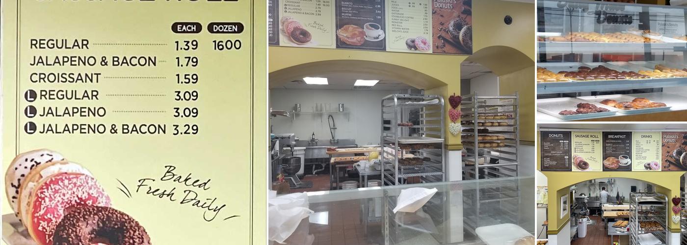 Pulaski's Donuts Menu