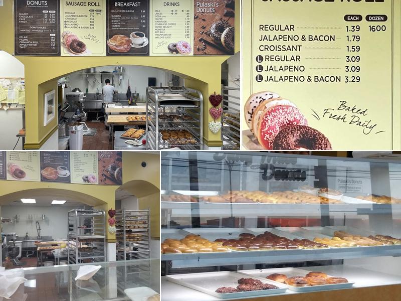 Pulaski's Donuts Menu
