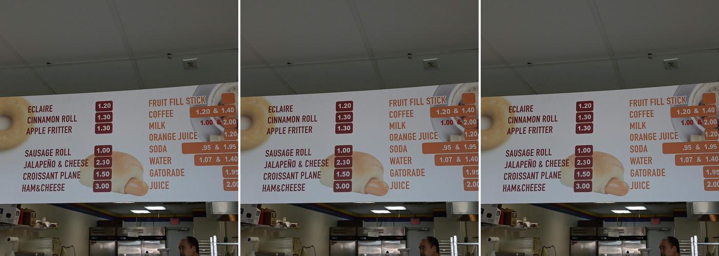 Oakcliff Donuts Menu