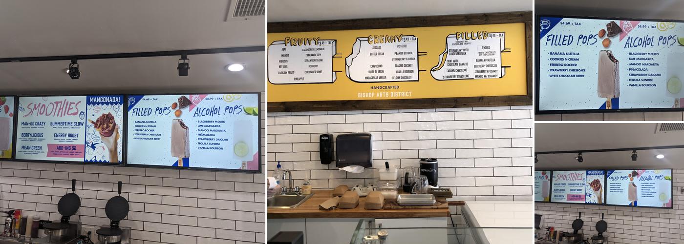 Picolé Menu
