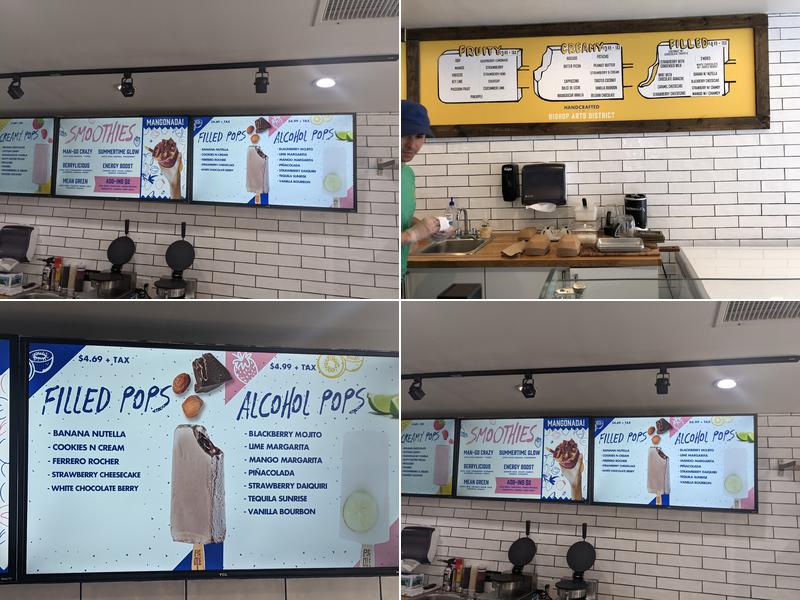 Picolé Menu