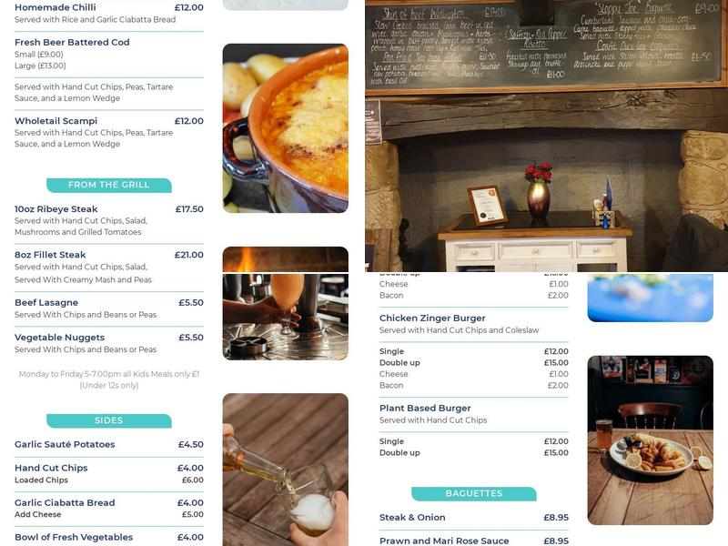 The Ship Inn Menu