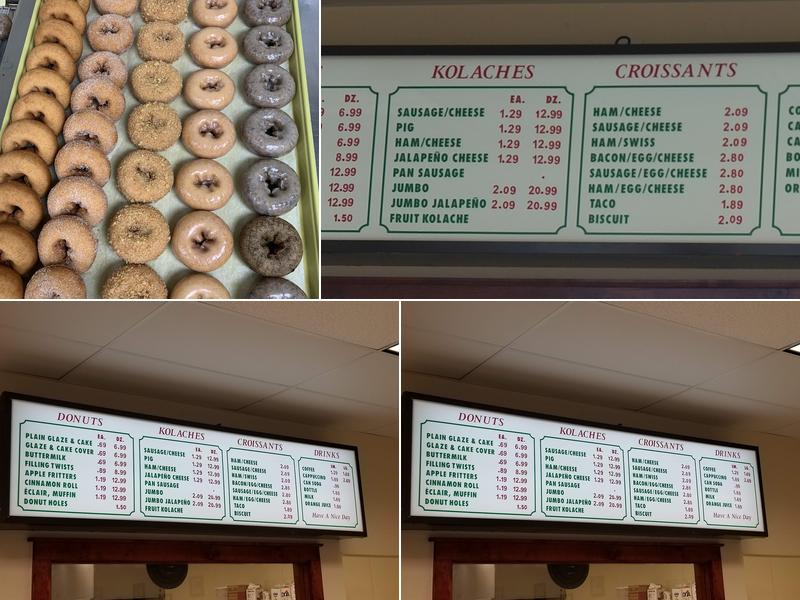 Grand Donuts Menu