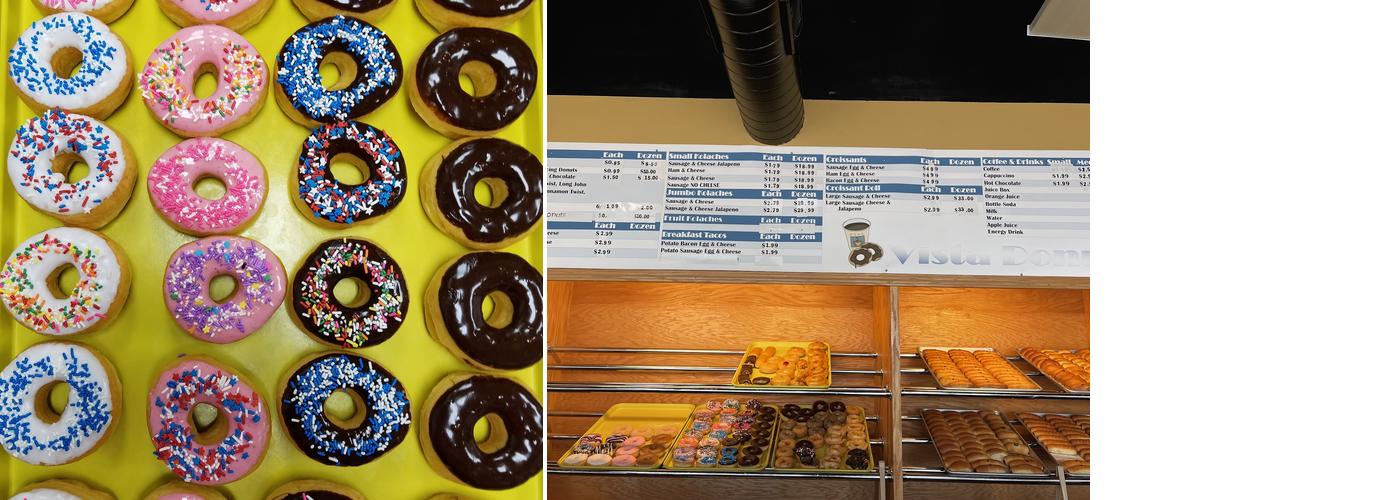 Vista Donuts Menu