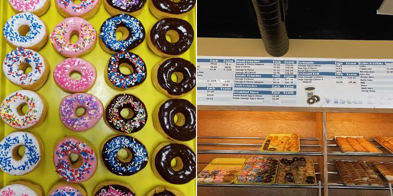 Vista Donuts Menu