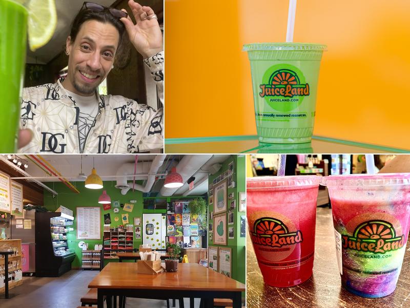 JuiceLand Frost Tower Menu