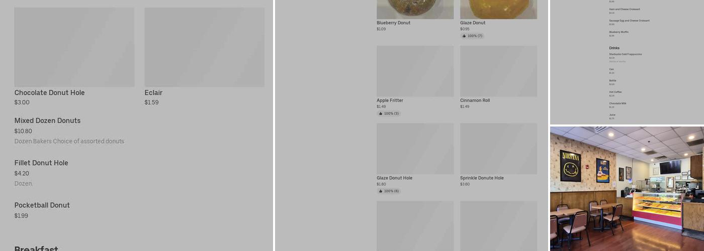 Dandy Donuts Menu