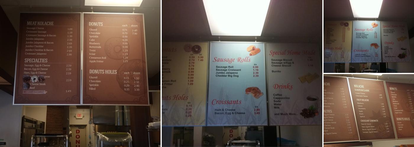 King Donuts Menu