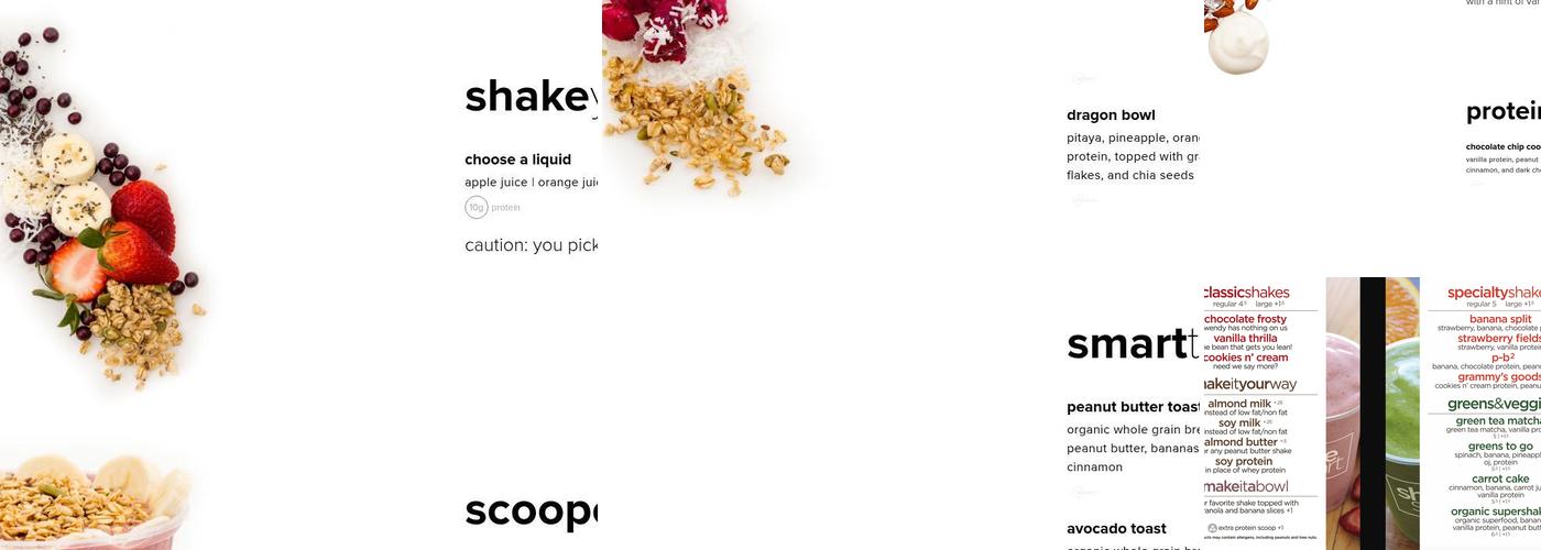 Shake Smart Menu