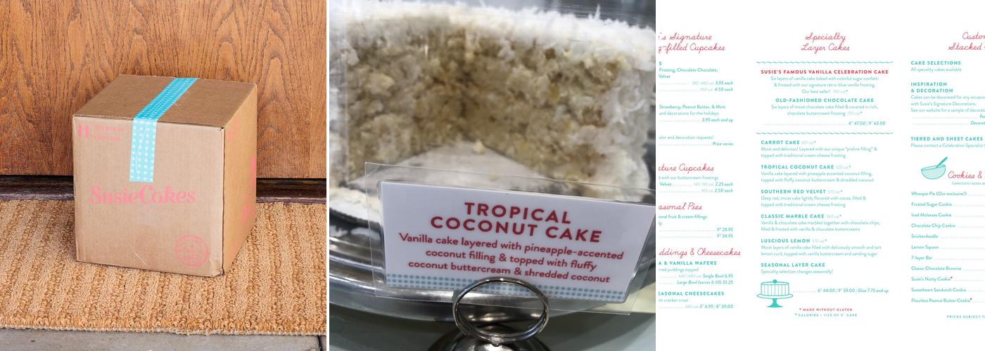 SusieCakes - Fort Worth Menu