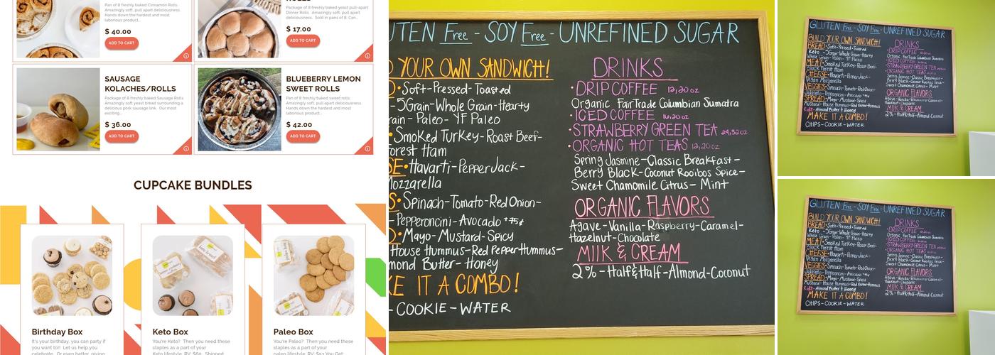 Unrefined Bakery Menu