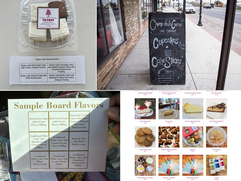 Creme De La Creme Cake Company Menu