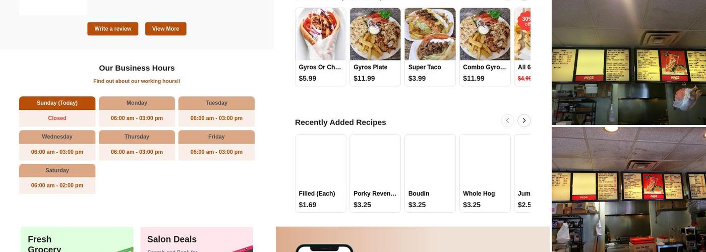 Paul's Donuts Subs & Gyros Menu