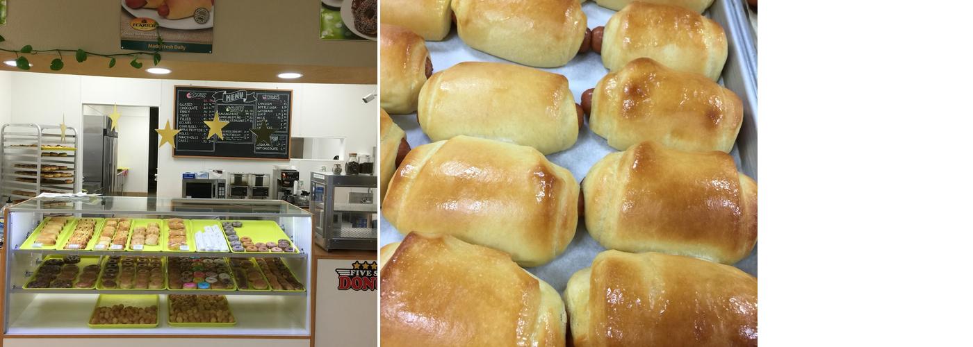 Five Star Donuts Menu