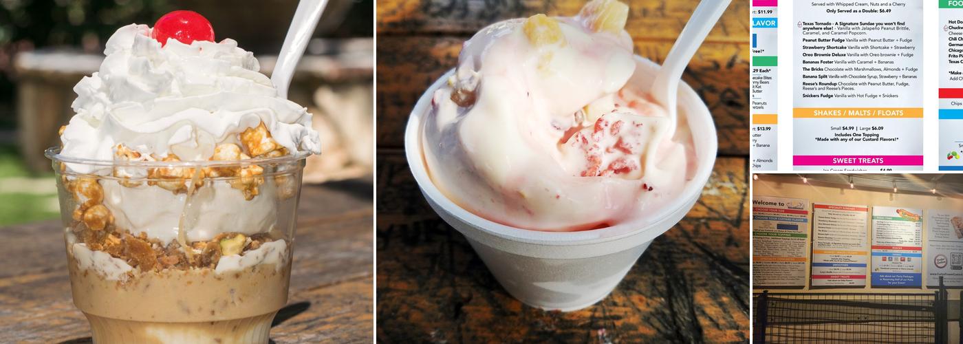Curly's Frozen Custard Menu