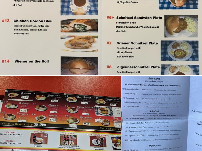 Peter's German Grill & Bakery Menu