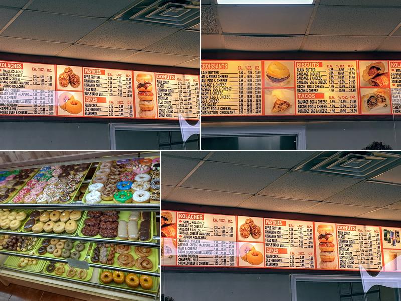 Malenee Donuts Menu
