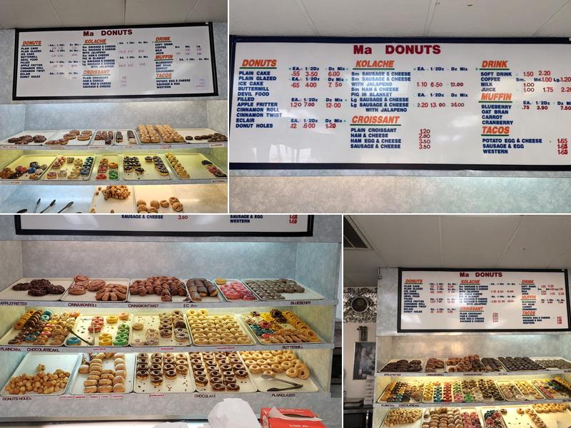 Ma Donuts Menu