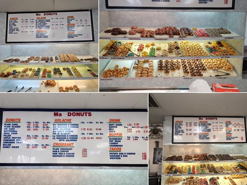 Ma Donuts Menu