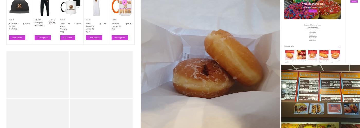 H-Town Donuts Menu