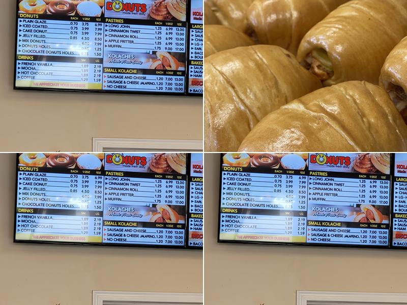 Happy Donuts Menu
