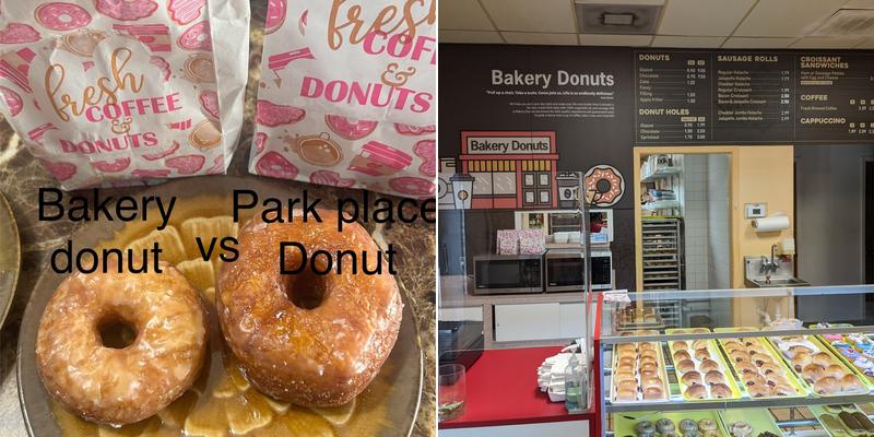 Bakery Donuts Menu