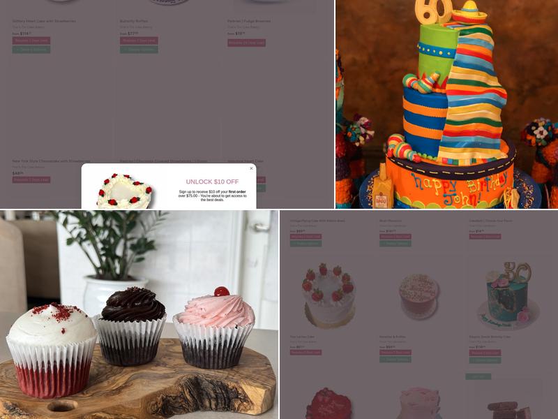 That's The Cake Bakery Menu