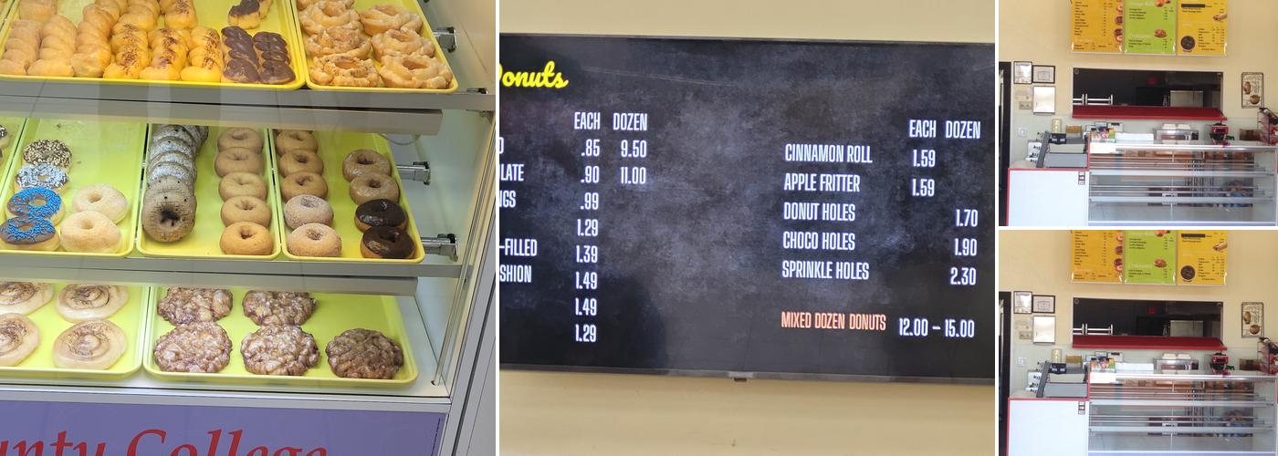 Campus Donuts Menu