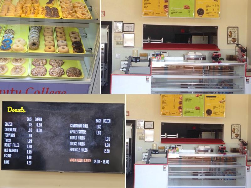 Campus Donuts Menu