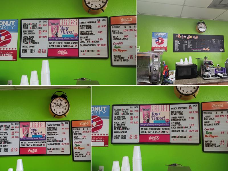 Wonderful Donuts Menu