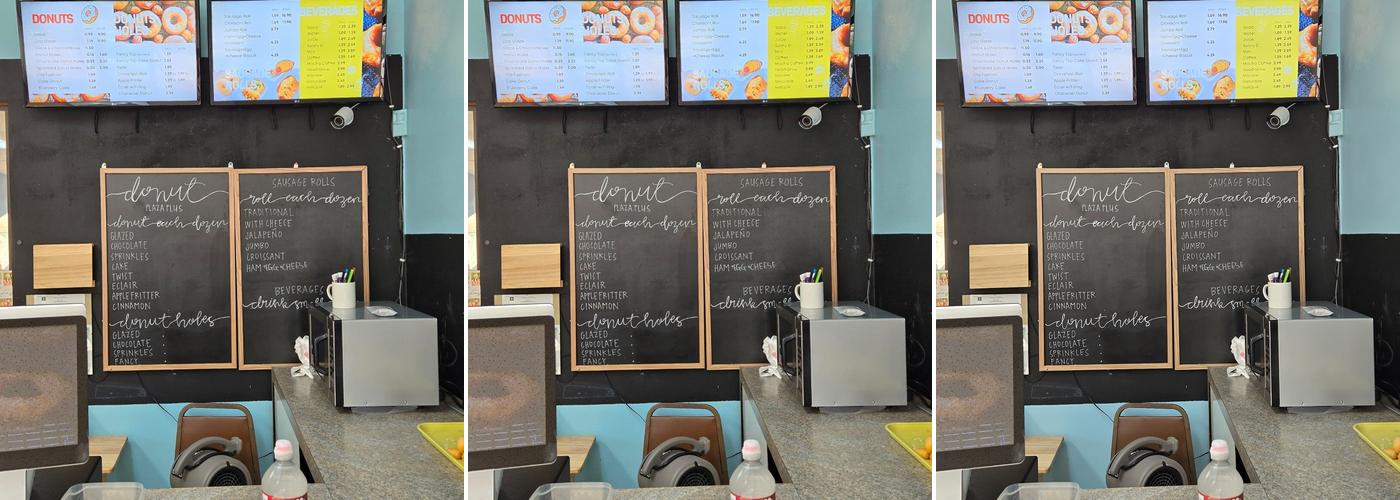 Donut Plaza Plus Menu