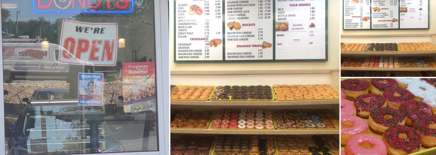 Bulverde Donuts Menu