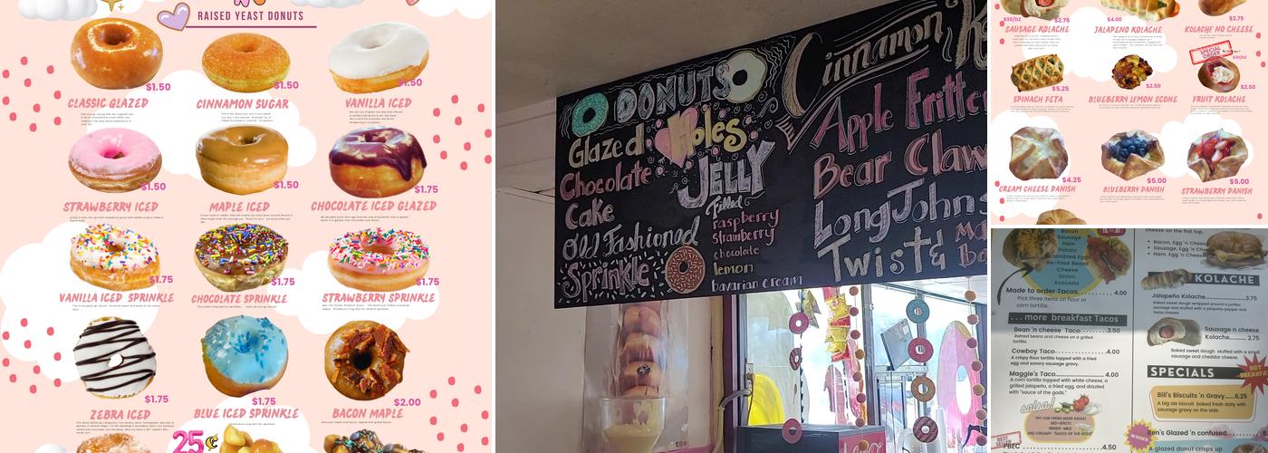 Wimberley Donuts Menu