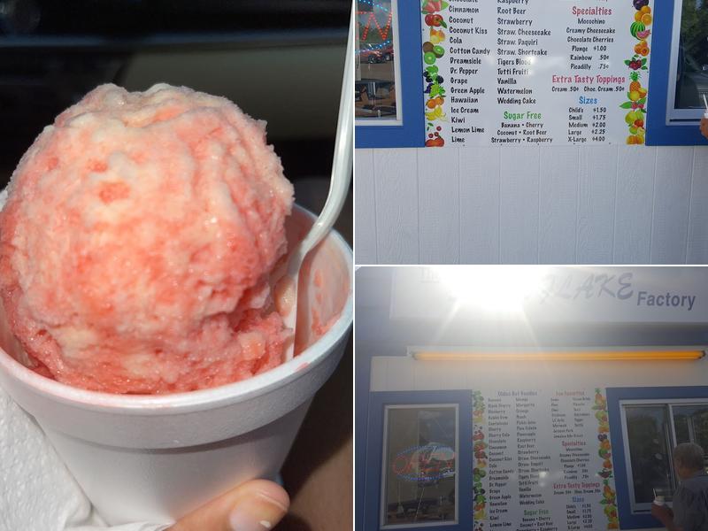 Snowflake Factory Menu