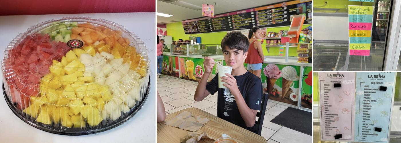 Paleteria La Reina Menu