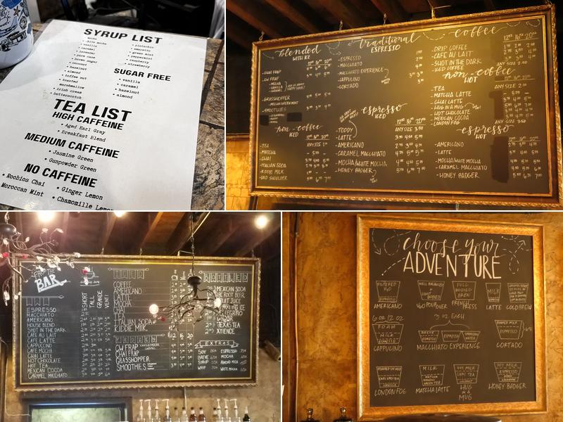 Coffee Waves Menu