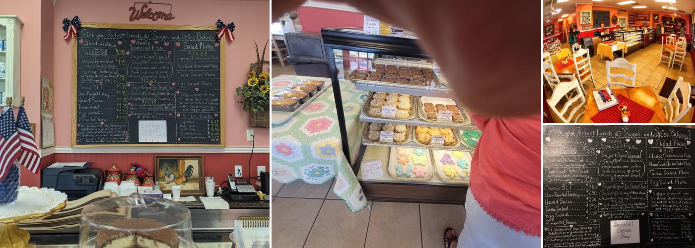 Sugar & Spice Bakery Menu